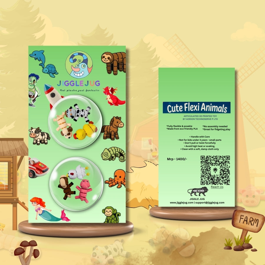 Jiggle Jug Farm Animal Pack