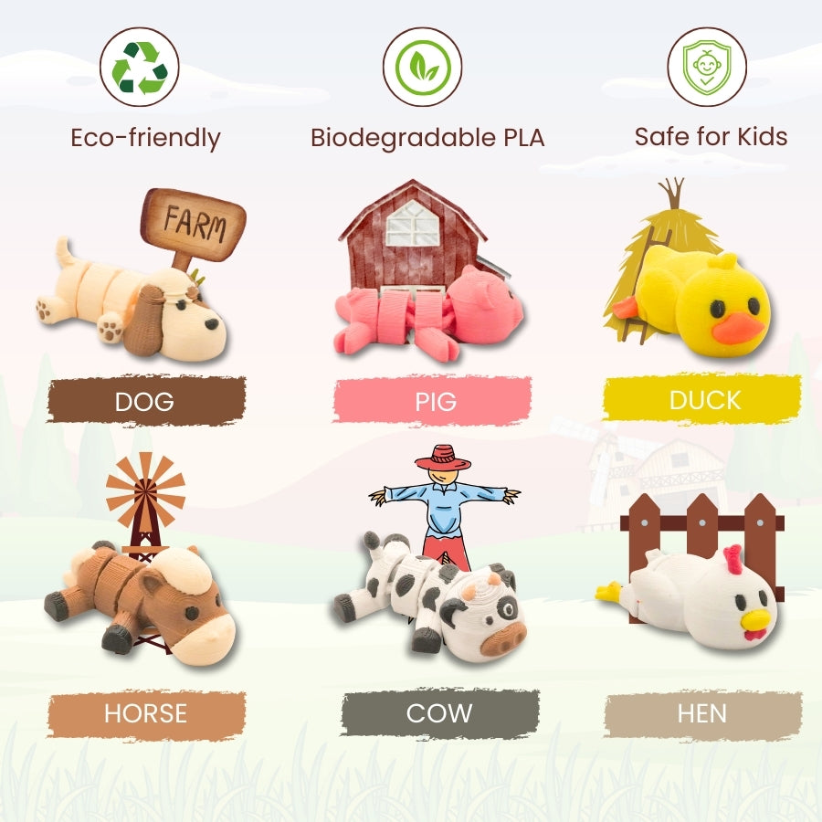Jiggle Jug Farm Animal Pack