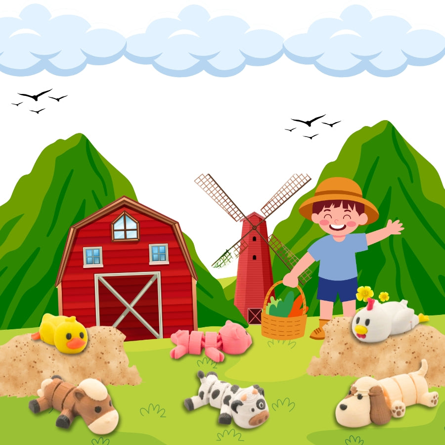 Jiggle Jug Farm Animal Pack