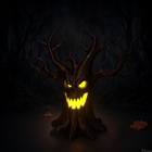 🌳 Glowing Spooky Tree