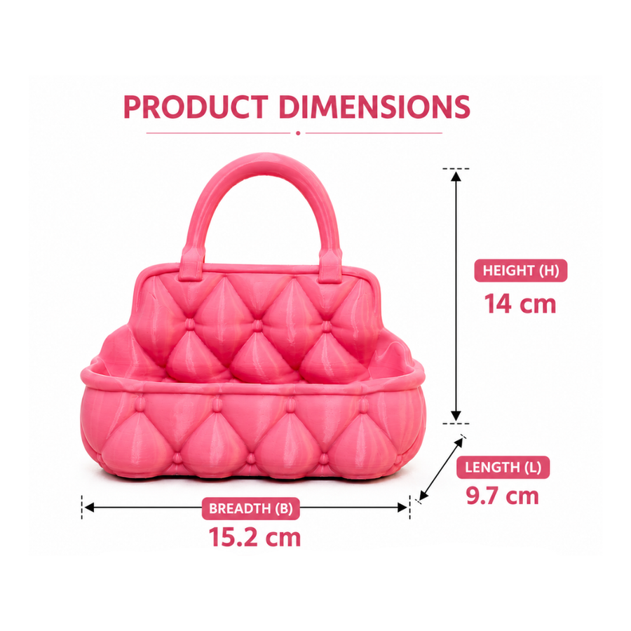 Rakhi Gift Combo for Sister | Planter, Organizer, Tufted Bag & Keychain