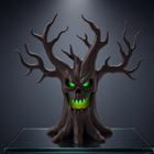 🌳 Glowing Spooky Tree