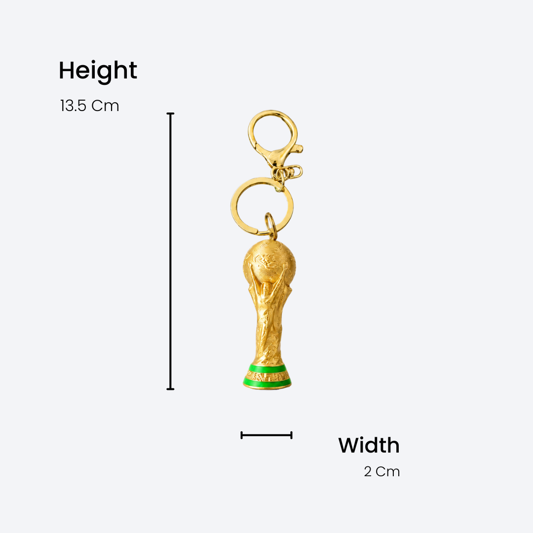 3D Trophy Keychain