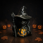 🎃 Pumpkin Witch Tea Light