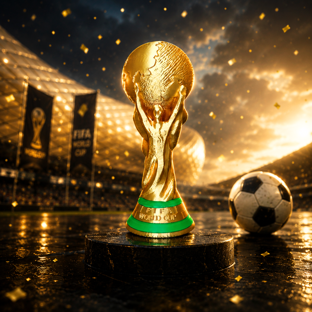 3D Big Tabletop FIFA Trophy