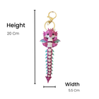 Cute Dragon 3D Printed Keychain | Backpack, School Bag & Car Key Charm | Eco-Friendly Gift by Jiggle Jug