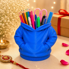 Rakhi Gift Combo for Brother | Muscle Planter, Hoodie Pen Holder & Keychain 💙🎁