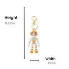 Cute Astronaut 3D Printed Keychain | Space Explorer Bag & Key Charm