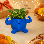 Rakhi Gift Combo for Brother | Muscle Planter, Hoodie Pen Holder & Keychain 💙🎁