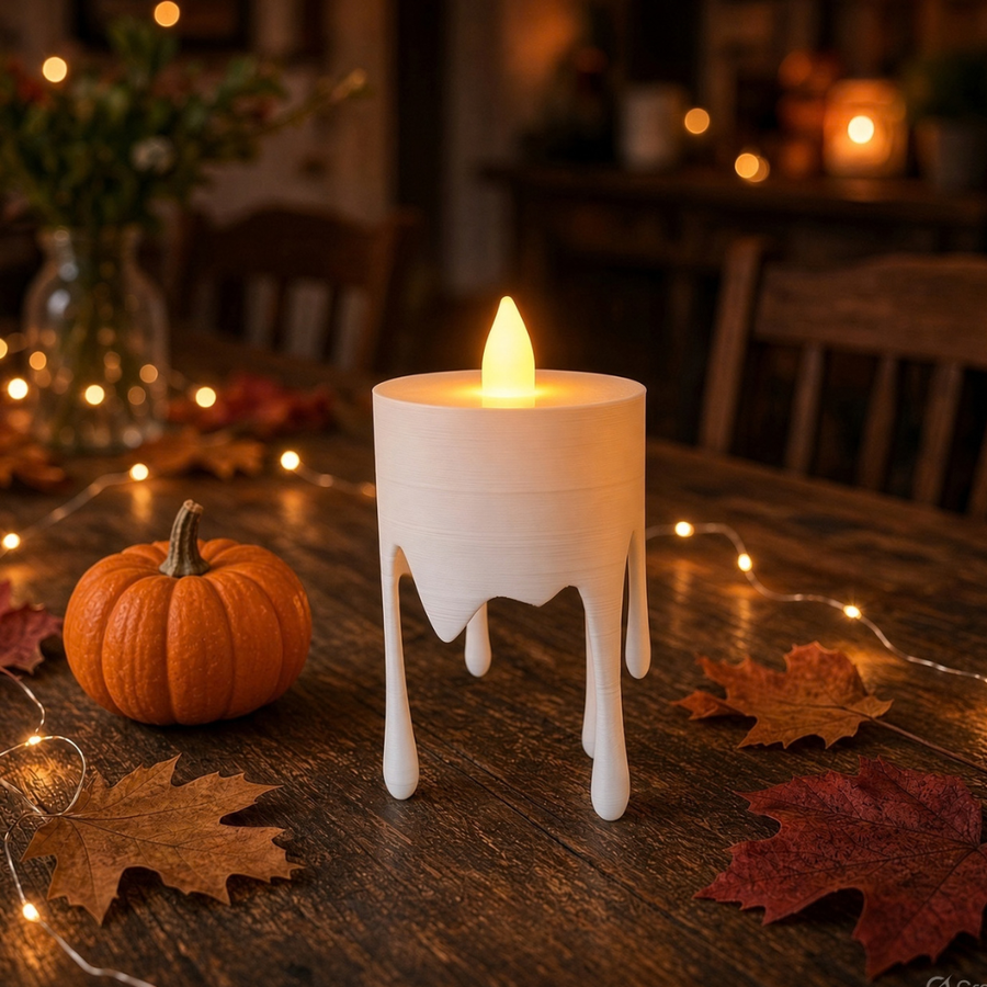 🕯️ Floating Dripping Candles | Set of 2