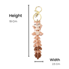 Cute Squirrel Keychain | 3D Printed Backpack & Car Key Charm | Jiggle Jug