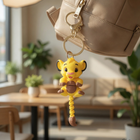 Cute Lion 3D Printed Keychain | Backpack, School Bag & Car Key Charm