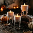 🕯️ Floating Dripping Candles | Set of 4
