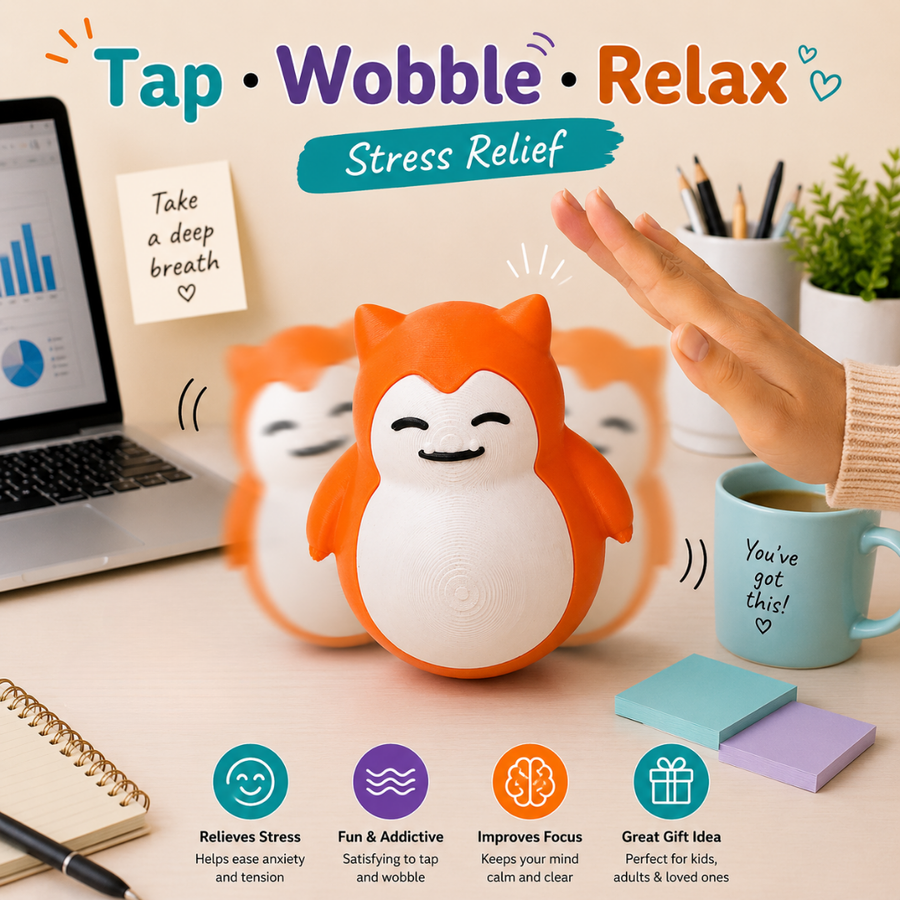 Wobbly Collection – Penguin, Frog & Snorlax
