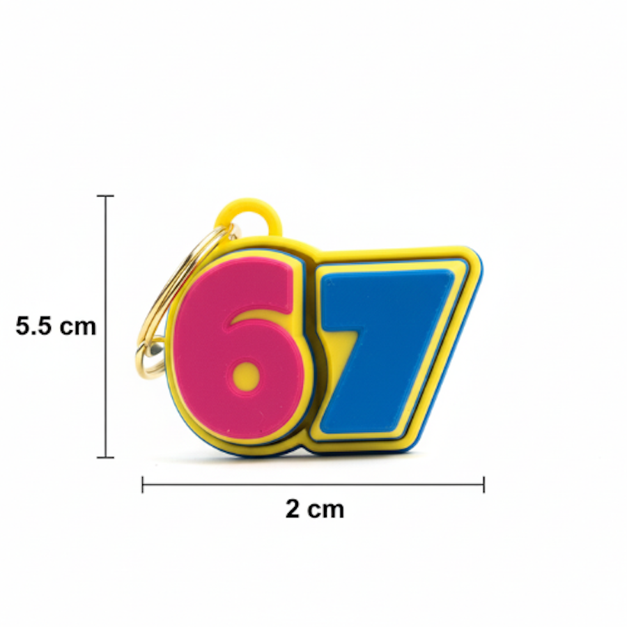“67” Clicker & Bag Charm