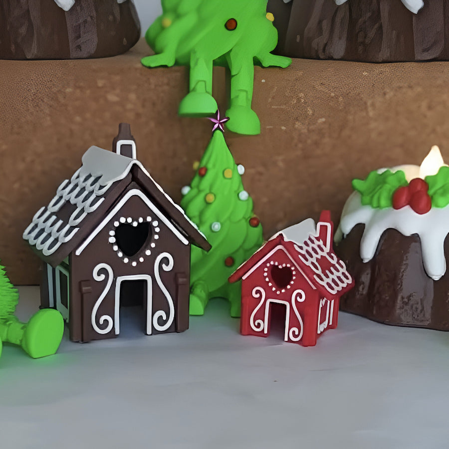 Christmas Ginger House Kit Card(Pack of 2)