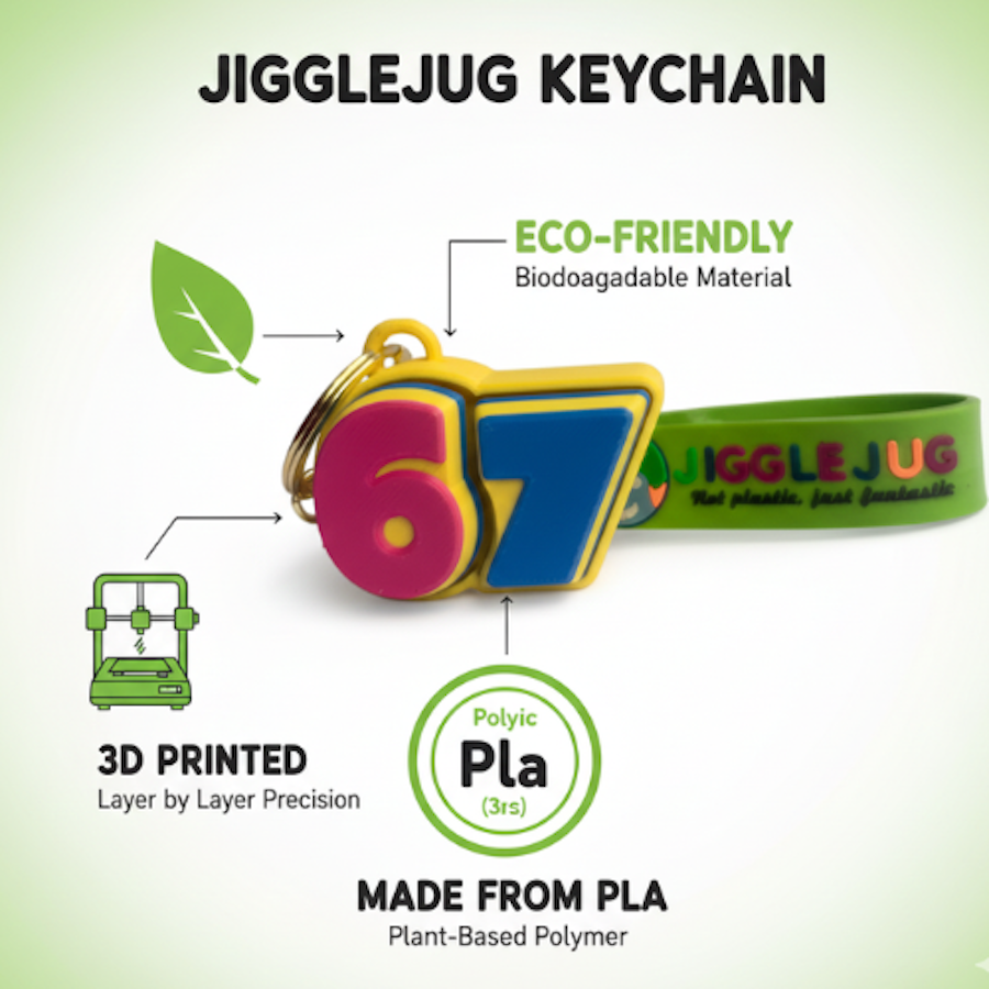 “67” Clicker & Bag Charm