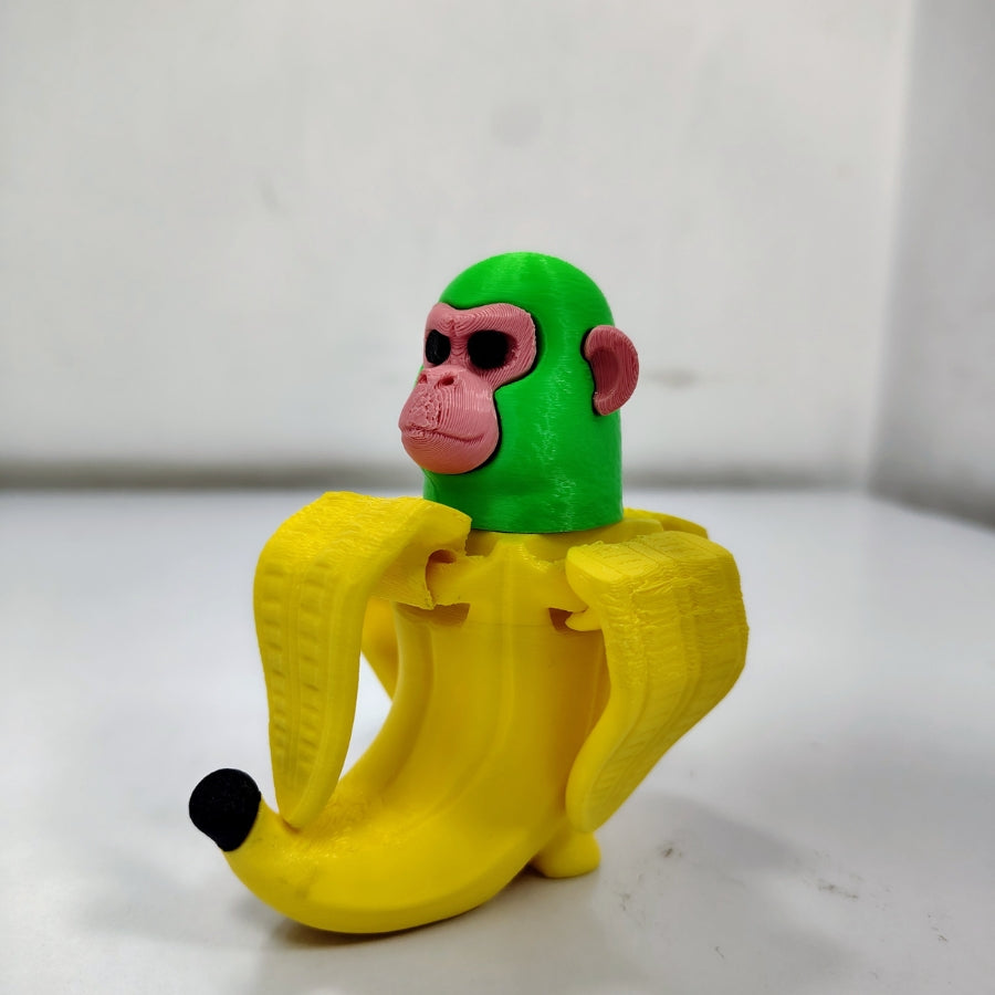 Champanji Bananini | 3D Printed Collectible Toy 🐒🍌