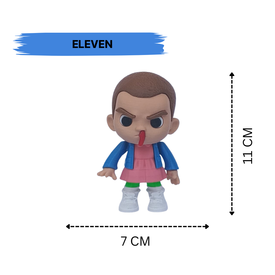 Stranger Things Collectible Figurine Set – Eleven & Demogorgon