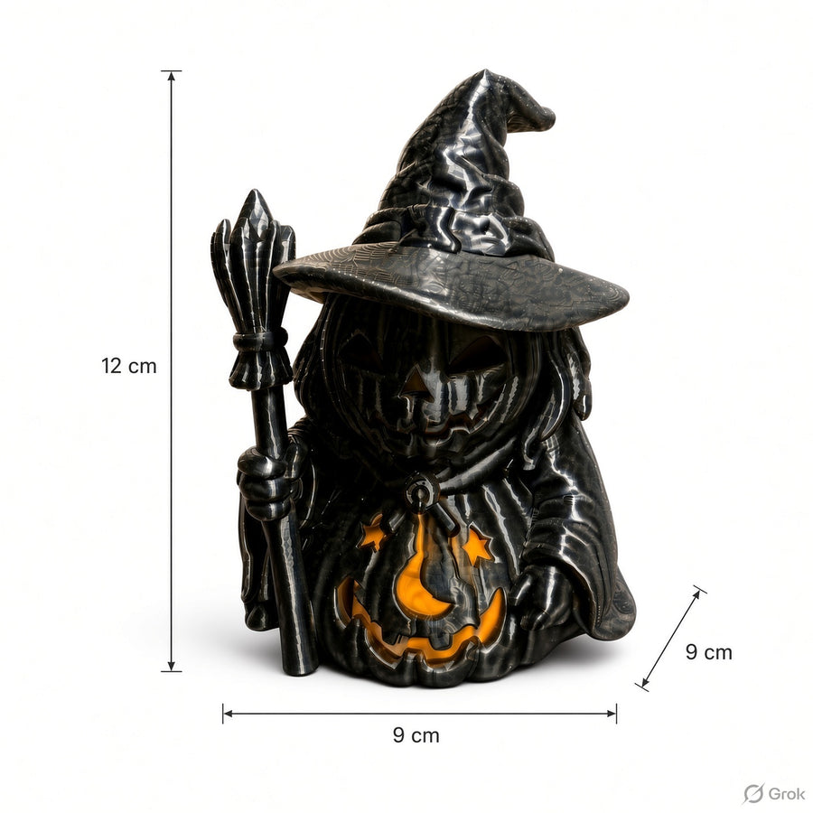 🎃 Pumpkin Witch Tea Light